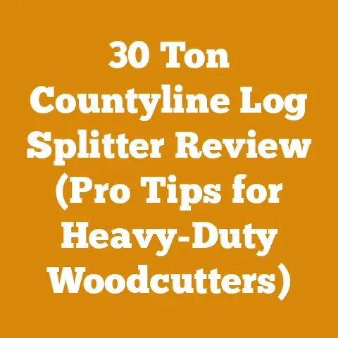 30 Ton Countyline Log Splitter Review (Pro Tips for Heavy-Duty Woodcutters)