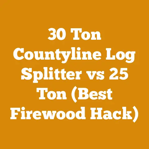 30 Ton Countyline Log Splitter vs 25 Ton (Best Firewood Hack)
