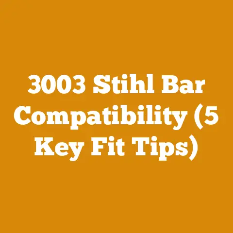 3003 Stihl Bar Compatibility (5 Key Fit Tips)