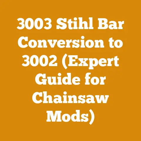 3003 Stihl Bar Conversion to 3002 (Expert Guide for Chainsaw Mods)