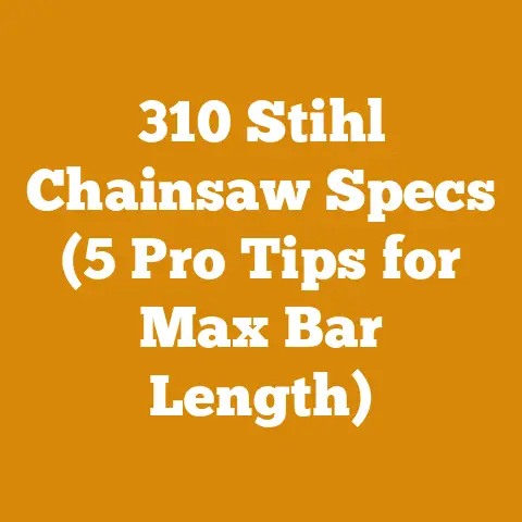310 Stihl Chainsaw Specs (5 Pro Tips for Max Bar Length)