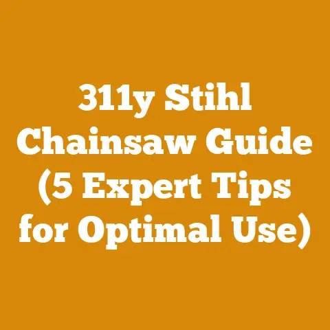 311y Stihl Chainsaw Guide (5 Expert Tips for Optimal Use)