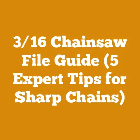 3/16 Chainsaw File Guide (5 Expert Tips for Sharp Chains)