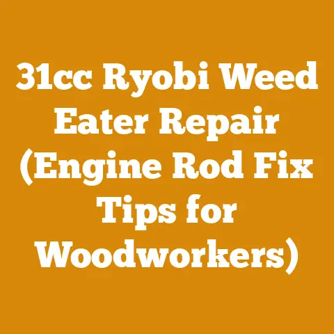 31cc Ryobi Weed Eater Repair (Engine Rod Fix Tips for Woodworkers)
