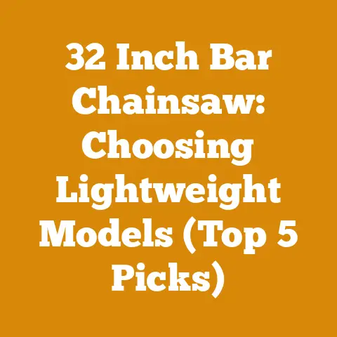 32 Inch Bar Chainsaw: Choosing Lightweight Models (Top 5 Picks)