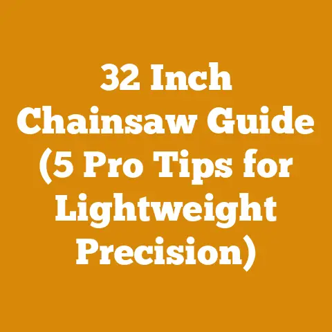 32 Inch Chainsaw Guide (5 Pro Tips for Lightweight Precision)