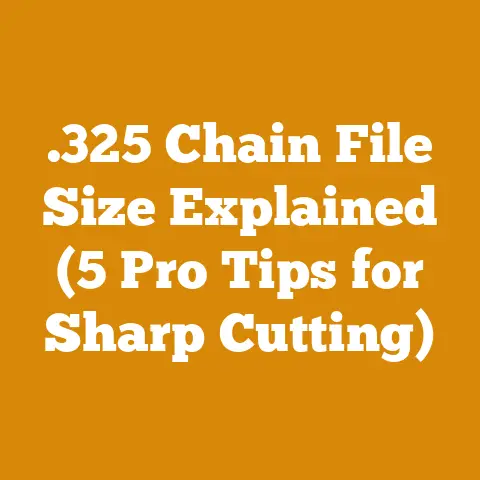 .325 Chain File Size Explained (5 Pro Tips for Sharp Cutting)
