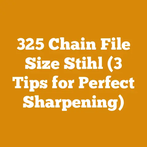 325 Chain File Size Stihl (3 Tips for Perfect Sharpening)