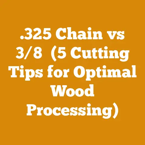 .325 Chain vs 3/8″ (5 Cutting Tips for Optimal Wood Processing)