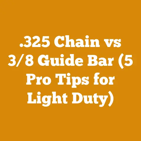 .325 Chain vs 3/8 Guide Bar (5 Pro Tips for Light Duty)