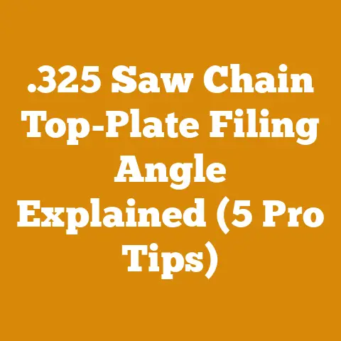 .325 Saw Chain Top-Plate Filing Angle Explained (5 Pro Tips)