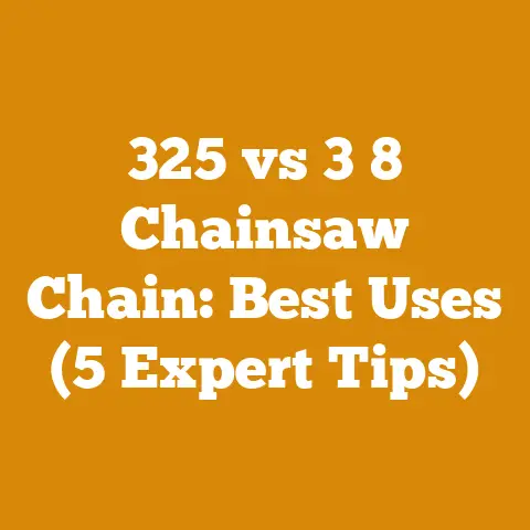 325 vs 3 8 Chainsaw Chain: Best Uses (5 Expert Tips)