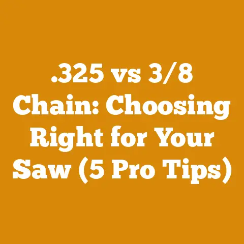 .325 vs 3/8 Chain: Choosing Right for Your Saw (5 Pro Tips)