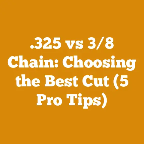 .325 vs 3/8 Chain: Choosing the Best Cut (5 Pro Tips)