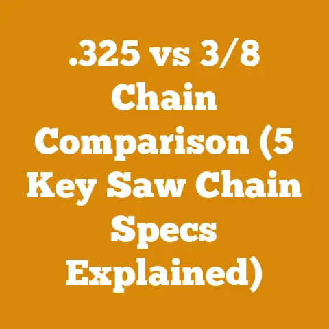 .325 vs 3/8 Chain Comparison (5 Key Saw Chain Specs Explained)
