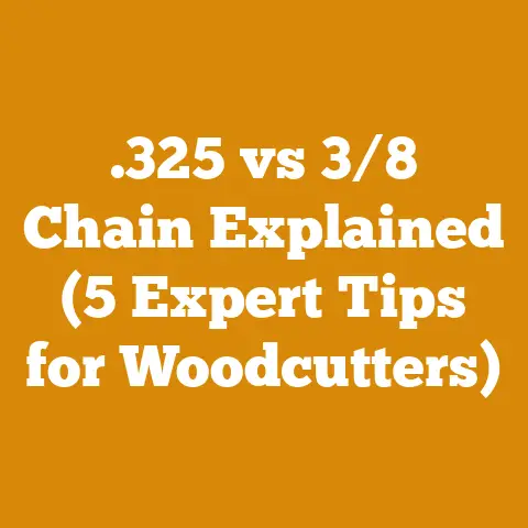 .325 vs 3/8 Chain Explained (5 Expert Tips for Woodcutters)