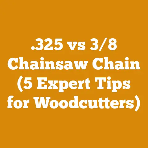 .325 vs 3/8 Chainsaw Chain (5 Expert Tips for Woodcutters)