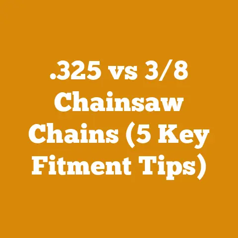 .325 vs 3/8 Chainsaw Chains (5 Key Fitment Tips)