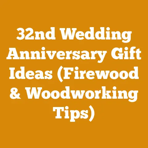 32nd Wedding Anniversary Gift Ideas (Firewood & Woodworking Tips)