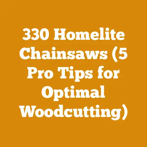 330 Homelite Chainsaws (5 Pro Tips for Optimal Woodcutting)