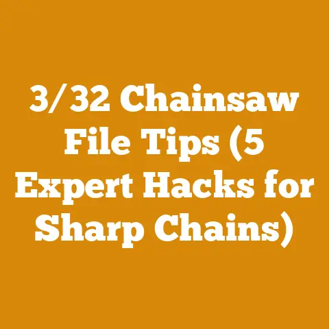 3/32 Chainsaw File Tips (5 Expert Hacks for Sharp Chains)