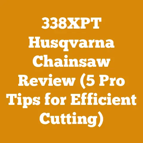 338XPT Husqvarna Chainsaw Review (5 Pro Tips for Efficient Cutting)