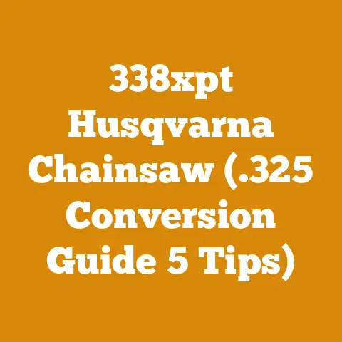 338xpt Husqvarna Chainsaw (.325 Conversion Guide 5 Tips)