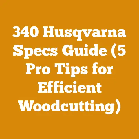340 Husqvarna Specs Guide (5 Pro Tips for Efficient Woodcutting)