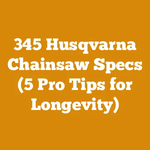345 Husqvarna Chainsaw Specs (5 Pro Tips for Longevity)