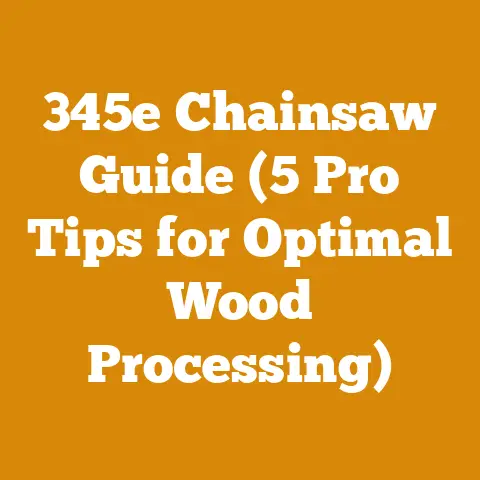 345e Chainsaw Guide (5 Pro Tips for Optimal Wood Processing)