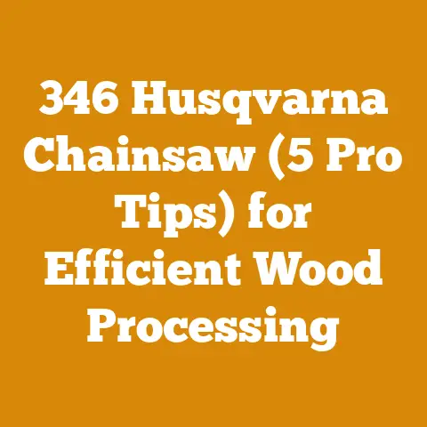 346 Husqvarna Chainsaw (5 Pro Tips) for Efficient Wood Processing