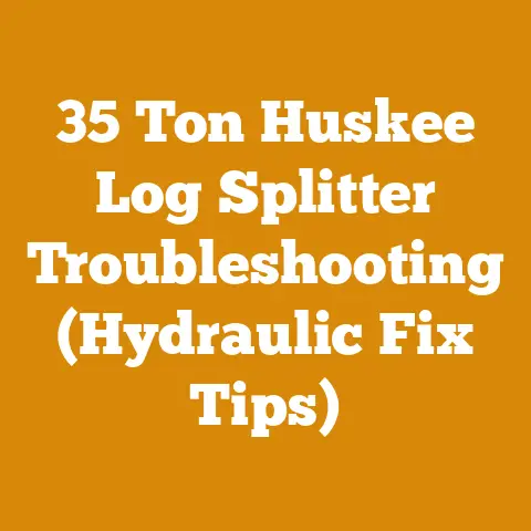 35 Ton Huskee Log Splitter Troubleshooting (Hydraulic Fix Tips)