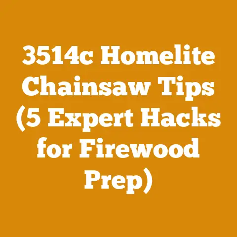 3514c Homelite Chainsaw Tips (5 Expert Hacks for Firewood Prep)