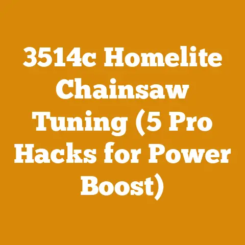 3514c Homelite Chainsaw Tuning (5 Pro Hacks for Power Boost)