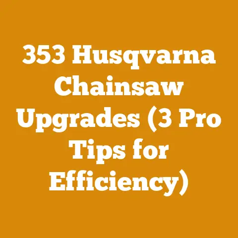 353 Husqvarna Chainsaw Upgrades (3 Pro Tips for Efficiency)