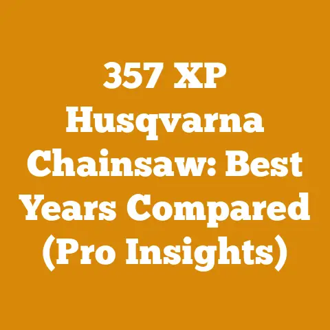 357 XP Husqvarna Chainsaw: Best Years Compared (Pro Insights)