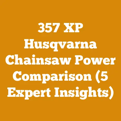 357 XP Husqvarna Chainsaw Power Comparison (5 Expert Insights)