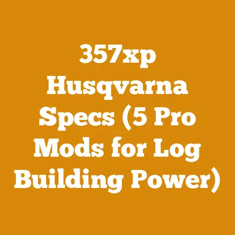 357xp Husqvarna Specs (5 Pro Mods for Log Building Power)