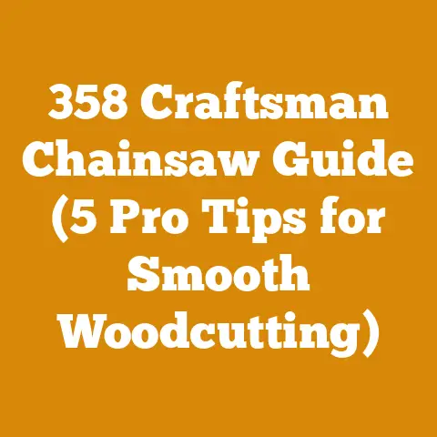 358 Craftsman Chainsaw Guide (5 Pro Tips for Smooth Woodcutting)