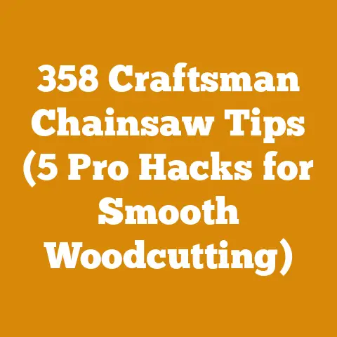 358 Craftsman Chainsaw Tips (5 Pro Hacks for Smooth Woodcutting)