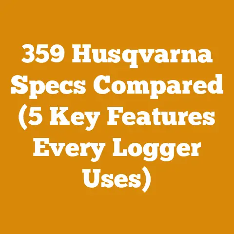 359 Husqvarna Specs Compared (5 Key Features Every Logger Uses)