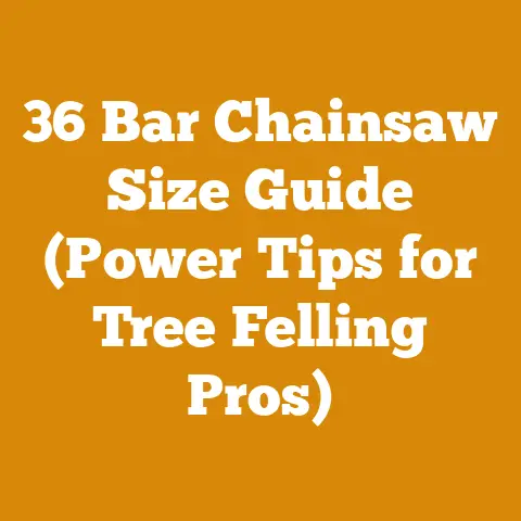 36 Bar Chainsaw Size Guide (Power Tips for Tree Felling Pros)