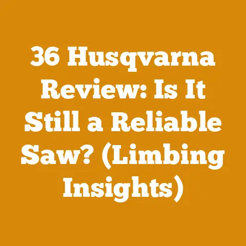 36 Husqvarna Review: Is It Still a Reliable Saw? (Limbing Insights)