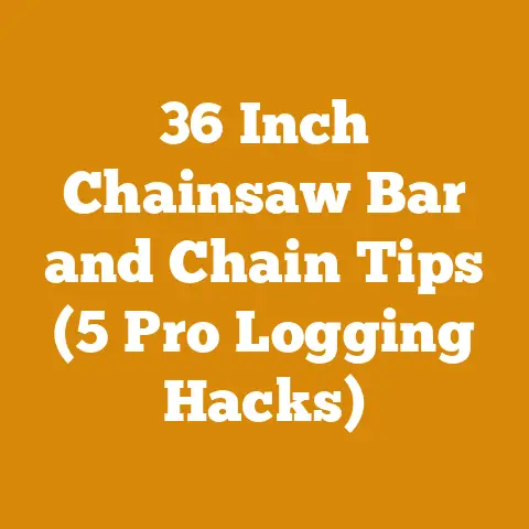 36 Inch Chainsaw Bar and Chain Tips (5 Pro Logging Hacks)