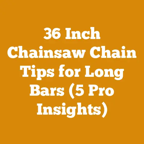 36 Inch Chainsaw Chain Tips for Long Bars (5 Pro Insights)