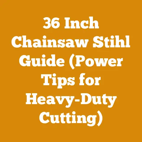 36 Inch Chainsaw Stihl Guide (Power Tips for Heavy-Duty Cutting)