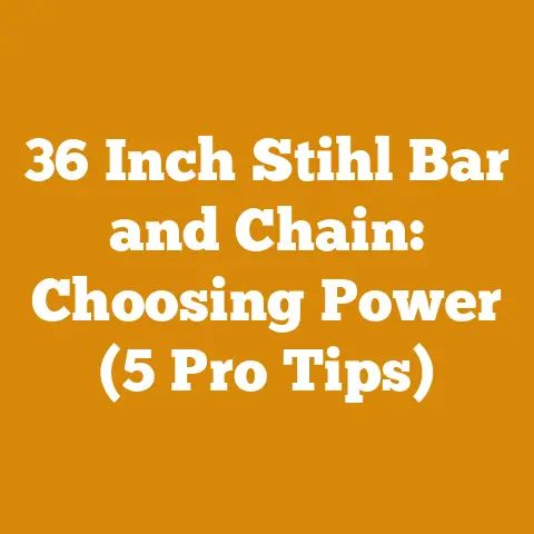 36 Inch Stihl Bar and Chain: Choosing Power (5 Pro Tips)