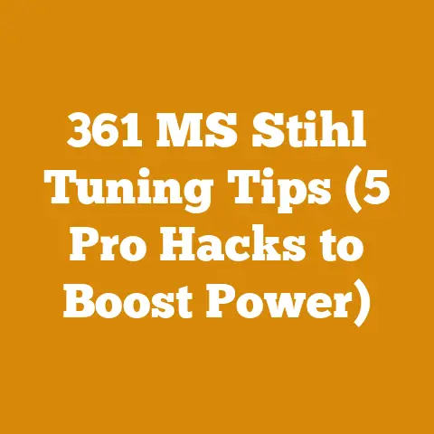 361 MS Stihl Tuning Tips (5 Pro Hacks to Boost Power)