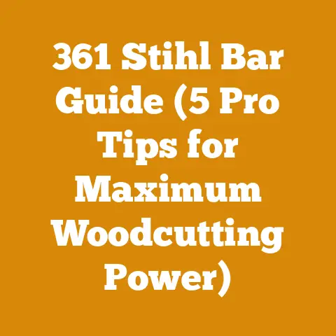 361 Stihl Bar Guide (5 Pro Tips for Maximum Woodcutting Power)