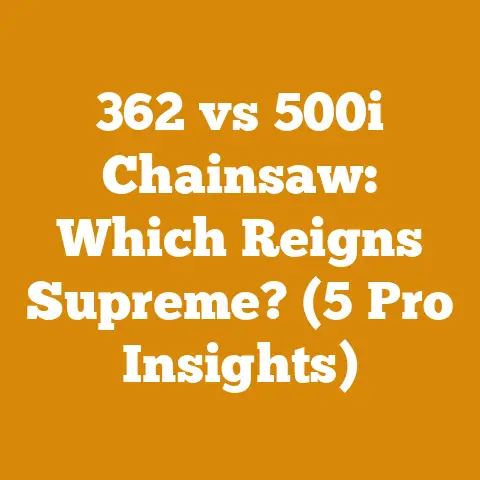 362 vs 500i Chainsaw: Which Reigns Supreme? (5 Pro Insights)